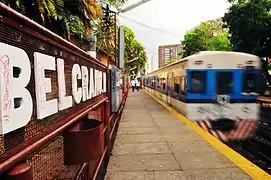 Formación Toshiba en la estación Belgrano R.