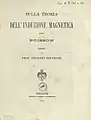 Sulla teoria dell'induzione magnetica secondo Poisson, 1884