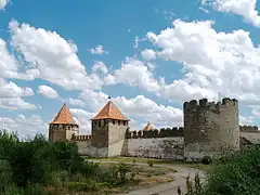 Lado norte de la Fortaleza de Tighina