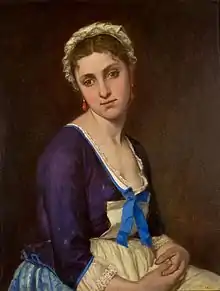  "Camarera" de Benet Mercadé, 1876. Biblioteca Museo Víctor Balaguer