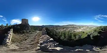 Entorno de Benifallim desde el castilloOmniorama