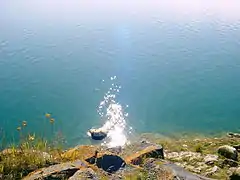 Lago Sevan desde la fortaleza Berdkunk