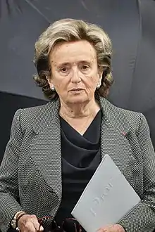 Bernadette Chirac(90 años)Servicio: 1995-2007Esposa de Jacques Chirac