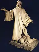 Rodolpho Bernardelli: Cristo e a mulher adúltera, 1881, MNBA.