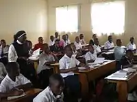 A Bernadine teacher in Congo