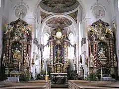 Retablos de la iglesia de San Nicolás (Bernbeuren).