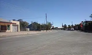 Carretera principal de Bethanie en Namibia en abril de 2016