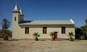 Templo misionero cristiano en Bethanie, Nigeria.