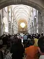 Misa católica en la iglesia