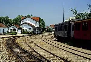 Estación de Vila Real, en mayo de 1996.