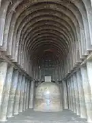 Chaitya en las cuevas de Bhaja