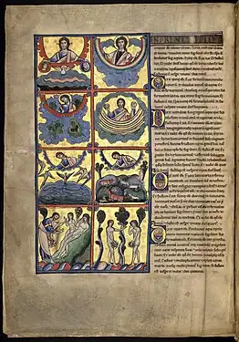 Biblia de Souvigny, La creación