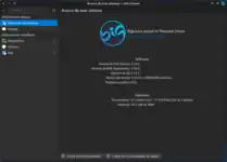 Aplicación InfoCenter de Big Linux