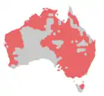 Distribución pos Australia