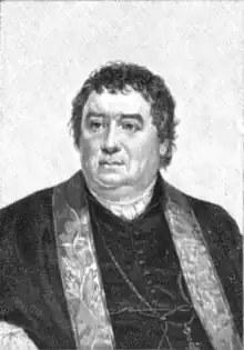 Portrait of Benedict Fenwick as bishop