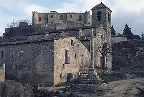 Abadía, iglesia y castillo de Biure de Gayá