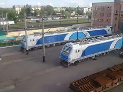 Locomotoras eléctricas para Bielorrusia.