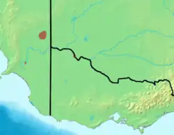 Distribución en el sureste de Australia.