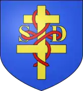 Escudo de la localidad de Saint-Dié-des-Vosges en Lorena