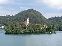 Bled, iglesia en la isla