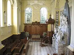 Capilla de los Marlborough en el palacio de Blenheim.