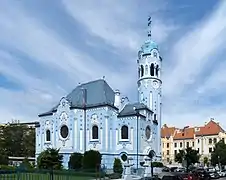 Iglesia de Santa Isabel (Bratislava) (o iglesia Azul), Eslovaquia (1907-1913)