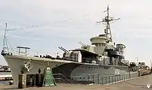 El destructor polaco ORP Błyskawica se conserva actualmente en Gdynia.