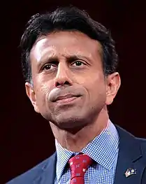 Gobernador Bobby Jindal de LouisianaRetiro17 de noviembre, 2015(Apoyó a Marco Rubio)