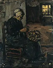 Suze Bisschop Robertson (1922): Papas peladas por la esposa de un granjero, Rijksmuseum Amsterdam.