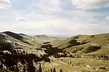 Vista a la Bogd Jan Uul desde el monasterio.