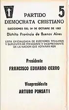 Partido Demócrata Cristiano