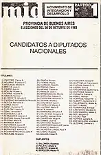 Movimiento de Integración y Desarrollo