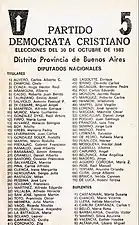 Partido Demócrata Cristiano