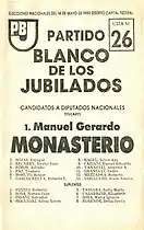 Partido Blanco de los Jubilados