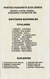 Partido Humanista Ecologista