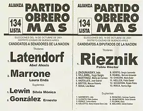Alianza del Obrero-Movimiento al Socialismo