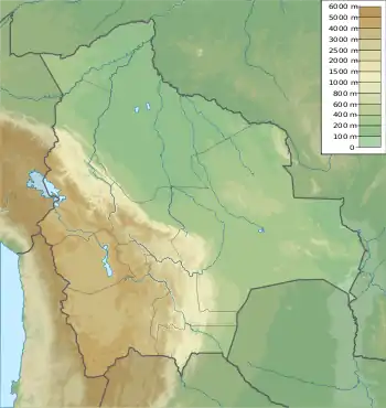 Nevado Sajama ubicada en Bolivia