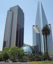 Edificio de la Bolsa Mexicana de Valores, alcaldía Cuauhtémoc.