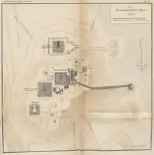 Mapa de la necrópolis de Abusir