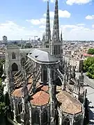 Vista de la cabecera desde el campanario.