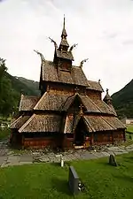 Iglesia de madera de Borgund.