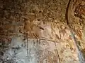 Restos de los frescos de la iglesia