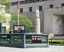 Estatua de Cristóbal Colón en Columbus Park