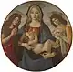 Botticelli - The Virgin and Child with Saint John and an Angel, about 1490