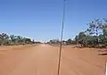 Carretera entre Wilcannia y Bourke