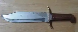 Cuchillo Bowie estadounidense.