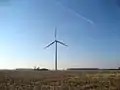 Turbina de viento Vestas V80-1.8MW fuera de Bowling Green, Ohio