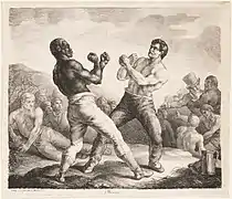 Combate de boxeo (1818), de Théodore Géricault, Museo Metropolitano de Arte, Nueva York