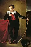 Rembrandt Peale, 1812. Niño estadounidense llevando el traje de pantalón largo.