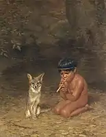 Boy with Fox